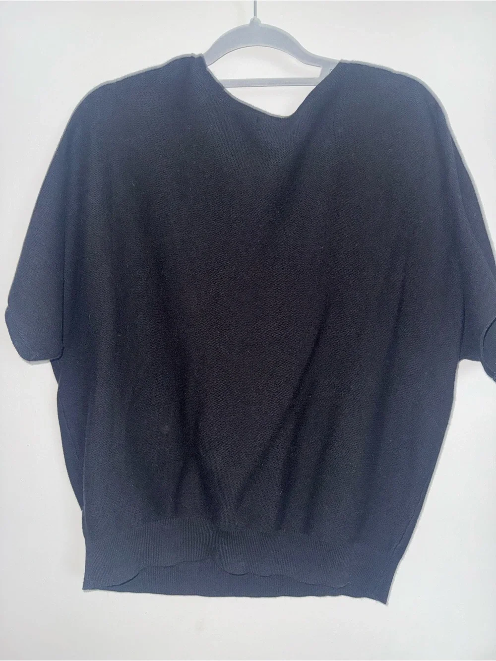 Quince Lightweight Cotton Cashmere Link-Stitch Dolman Sweater - Picture 3 of 7